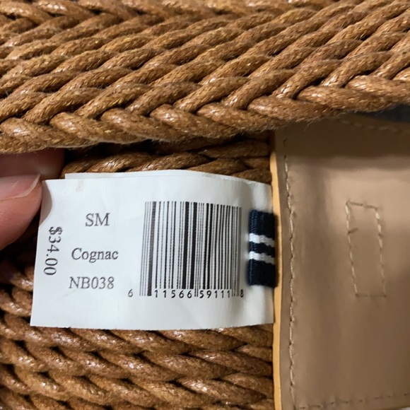 Cognac woven belt - NWT - Picture 2 of 2